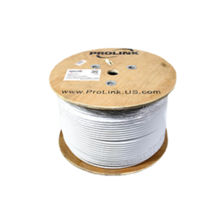 ProLink CAT6A U/UTP Cable LSZH 4 PAIR 23 AWG, White, 305m