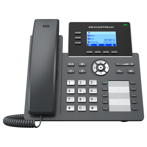 GRP2604P Grandstream IP Phone 6 SIP account ,3 lines – POE
